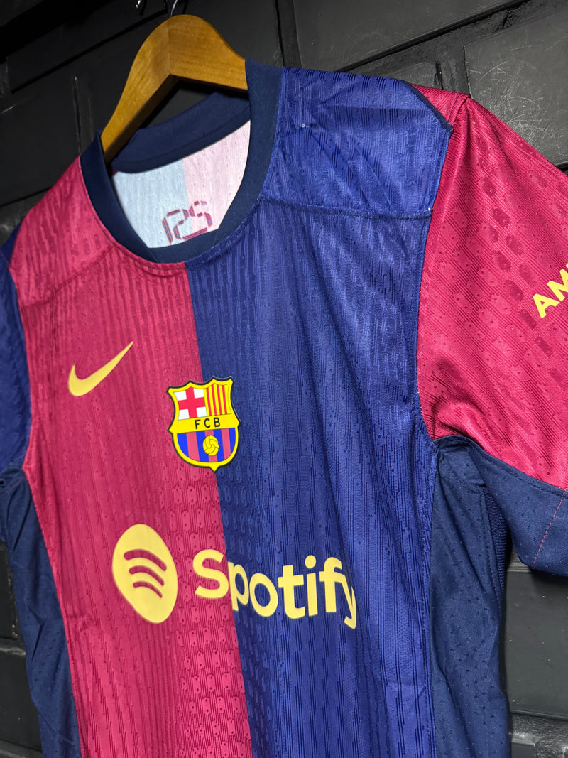 Camisa Barcelona Home Azul/Vermelha Player 24/25