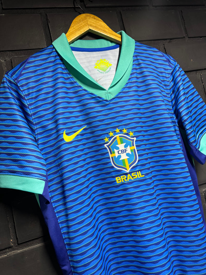 Camisa Brasil Away Azul 24/25