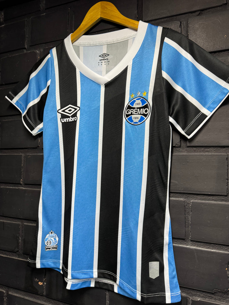 Camisa Grêmio Home Tricolor Feminina 24/25