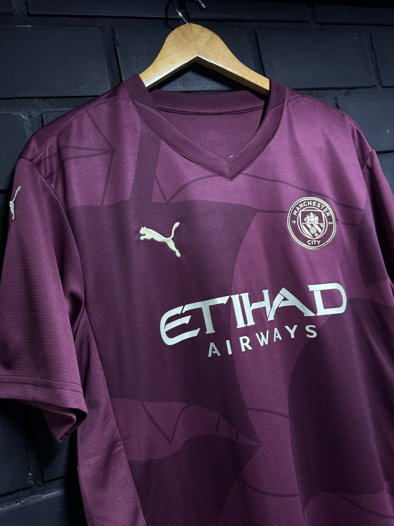 Camisa Manchester City Away Bordo 24/25