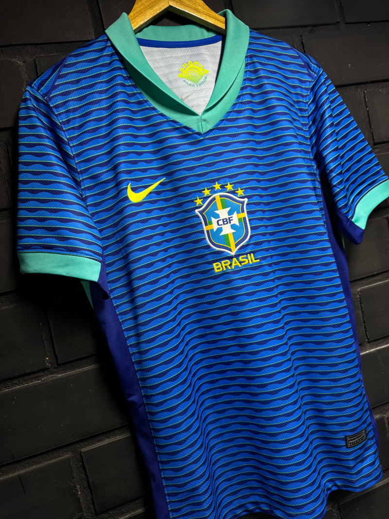 Camisa Brasil Away Azul 24/25