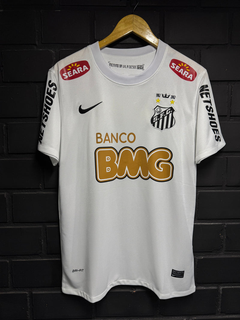 Camisa Santos Home Retrô 2012 Branca