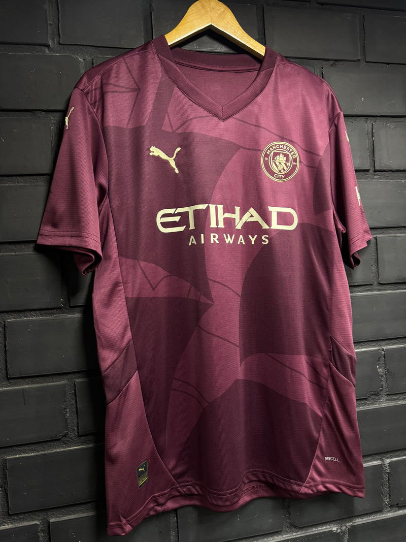 Camisa Manchester City Away Bordo 24/25