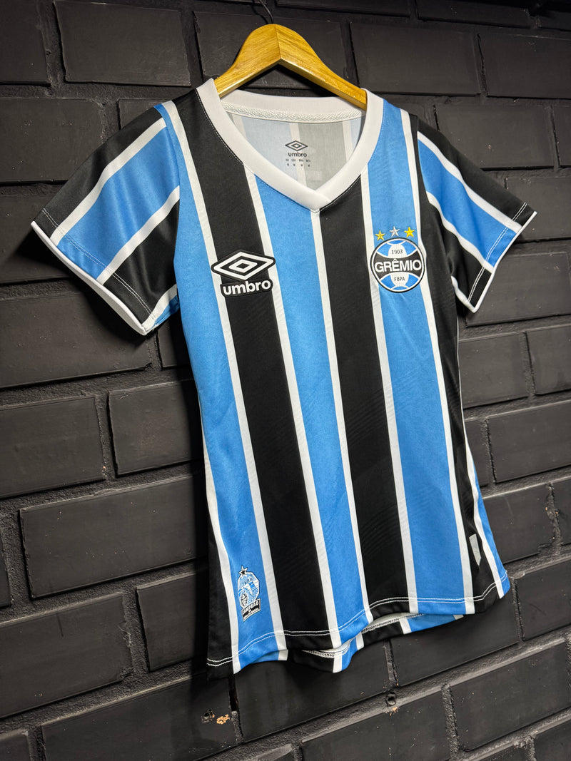 Camisa Grêmio Home Tricolor Feminina 24/25