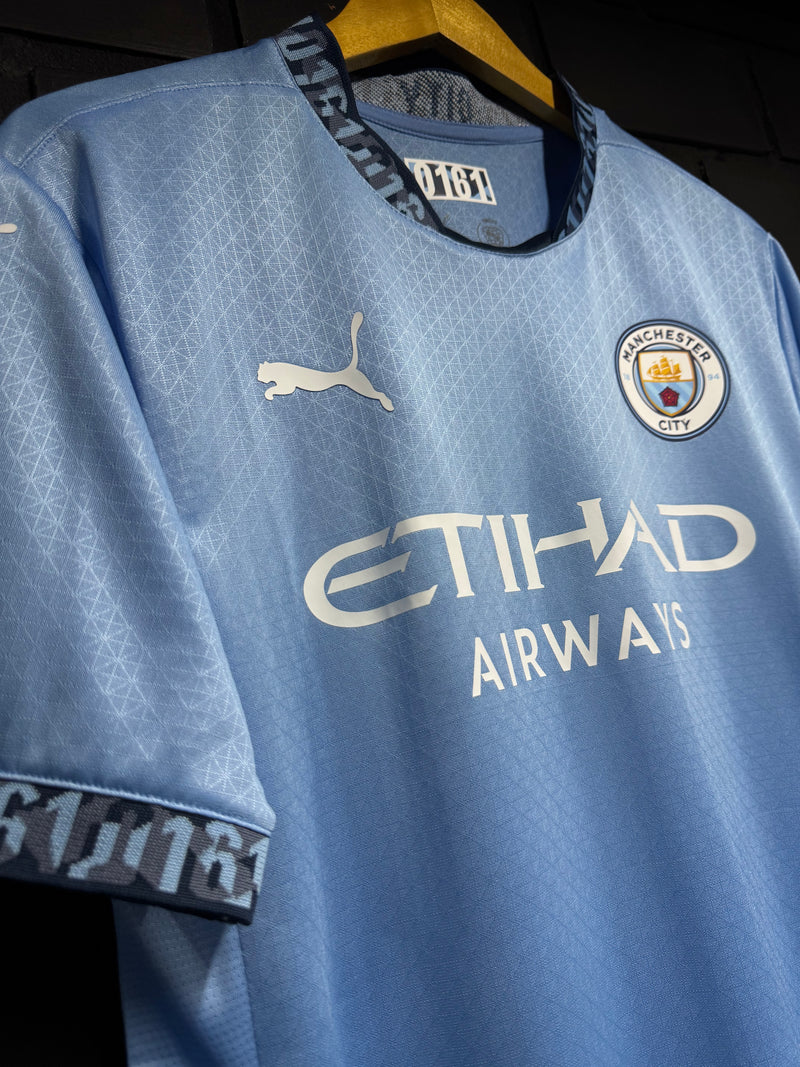 Camisa Manchester City Home Azul Player 24/25