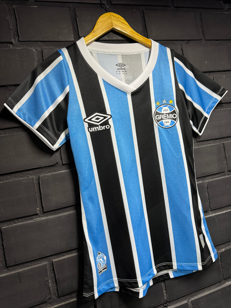 Camisa Grêmio Home Tricolor Feminina 24/25