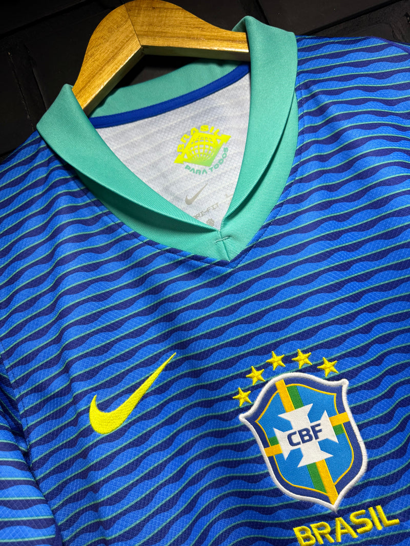 Camisa Brasil Away Azul 24/25