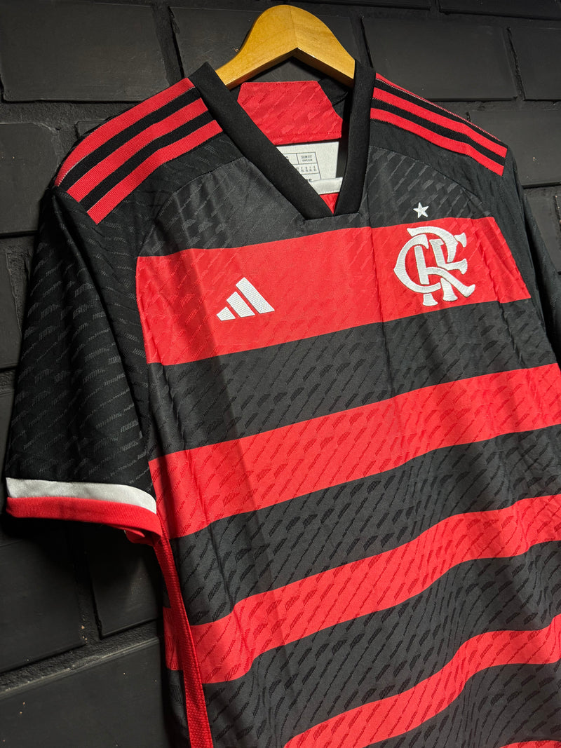 Camisa Flamengo Home Tradicional Vermelha Player 24/25