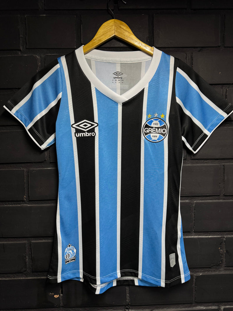 Camisa Grêmio Home Tricolor Feminina 24/25