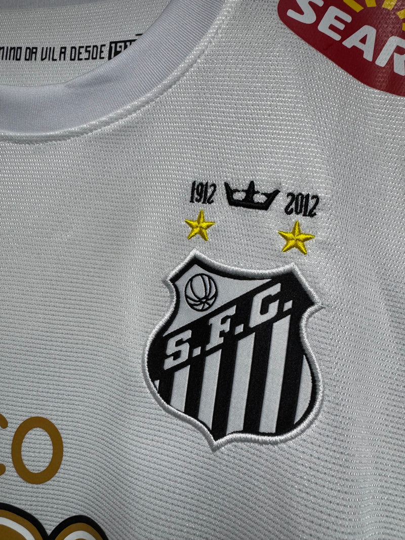 Camisa Santos Home Retrô 2012 Branca