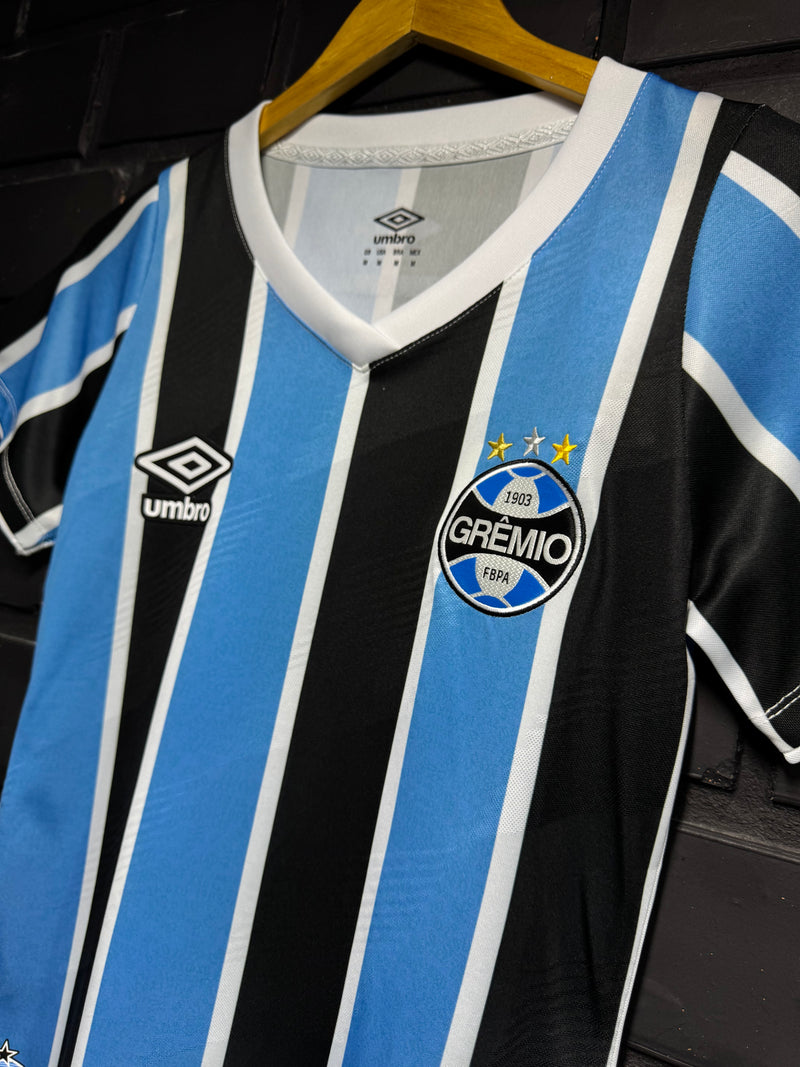 Camisa Grêmio Home Tricolor Feminina 24/25