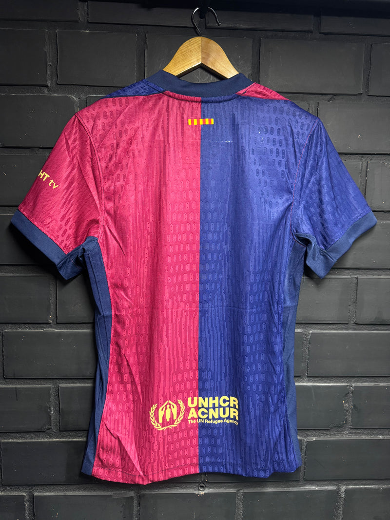 Camisa Barcelona Home Azul/Vermelha Player 24/25