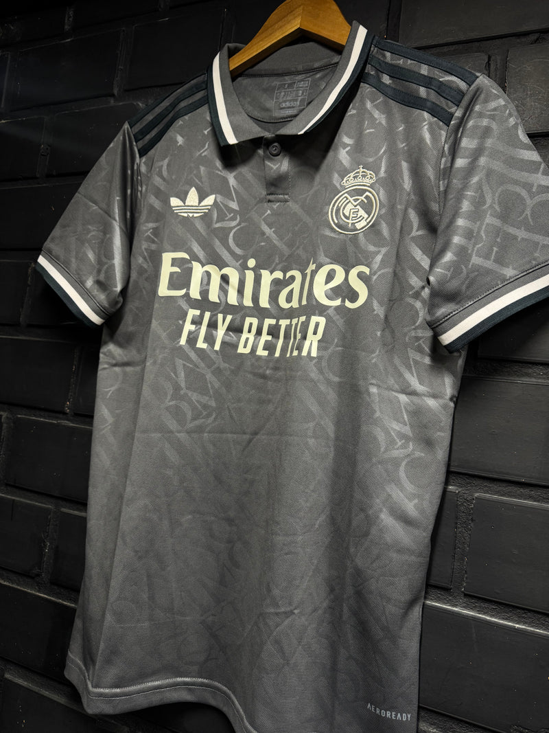 Camisa Real Madrid Cinza 2024