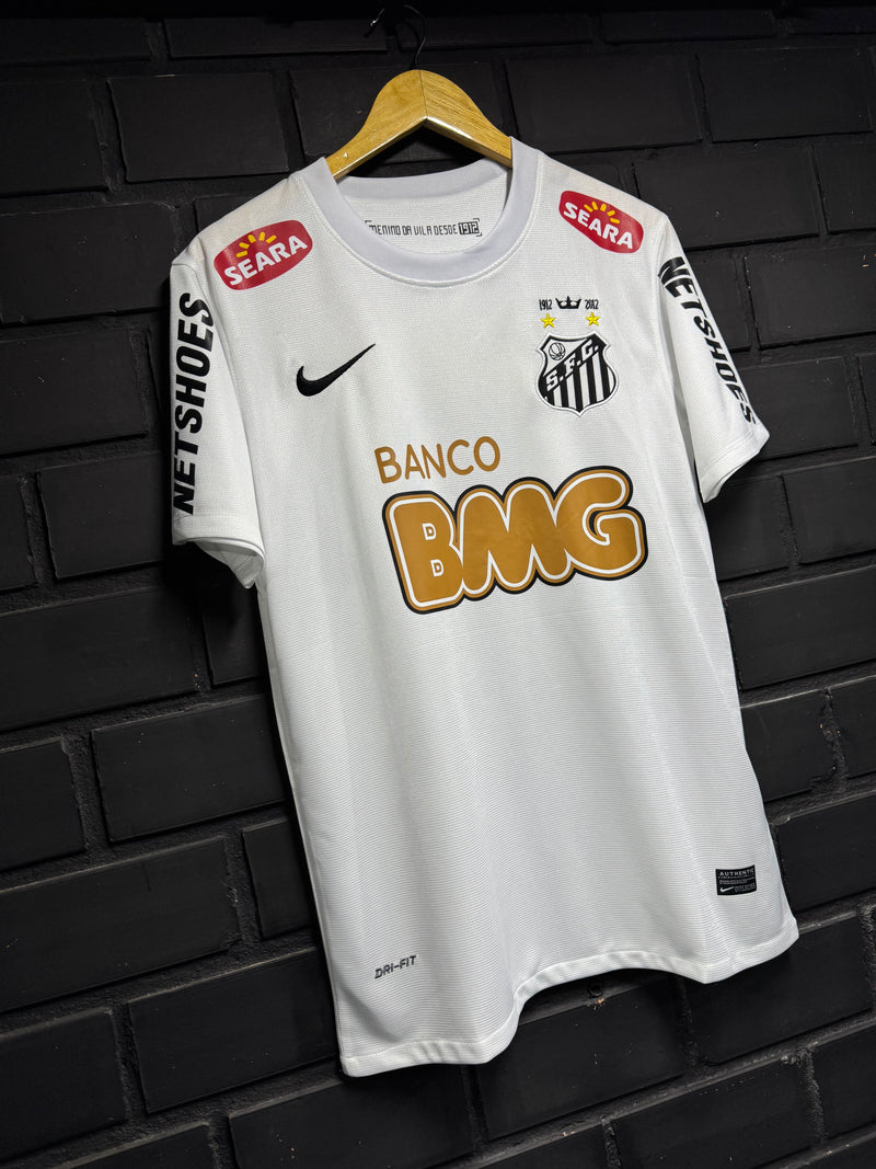 Camisa Santos Home Retrô 2012 Branca