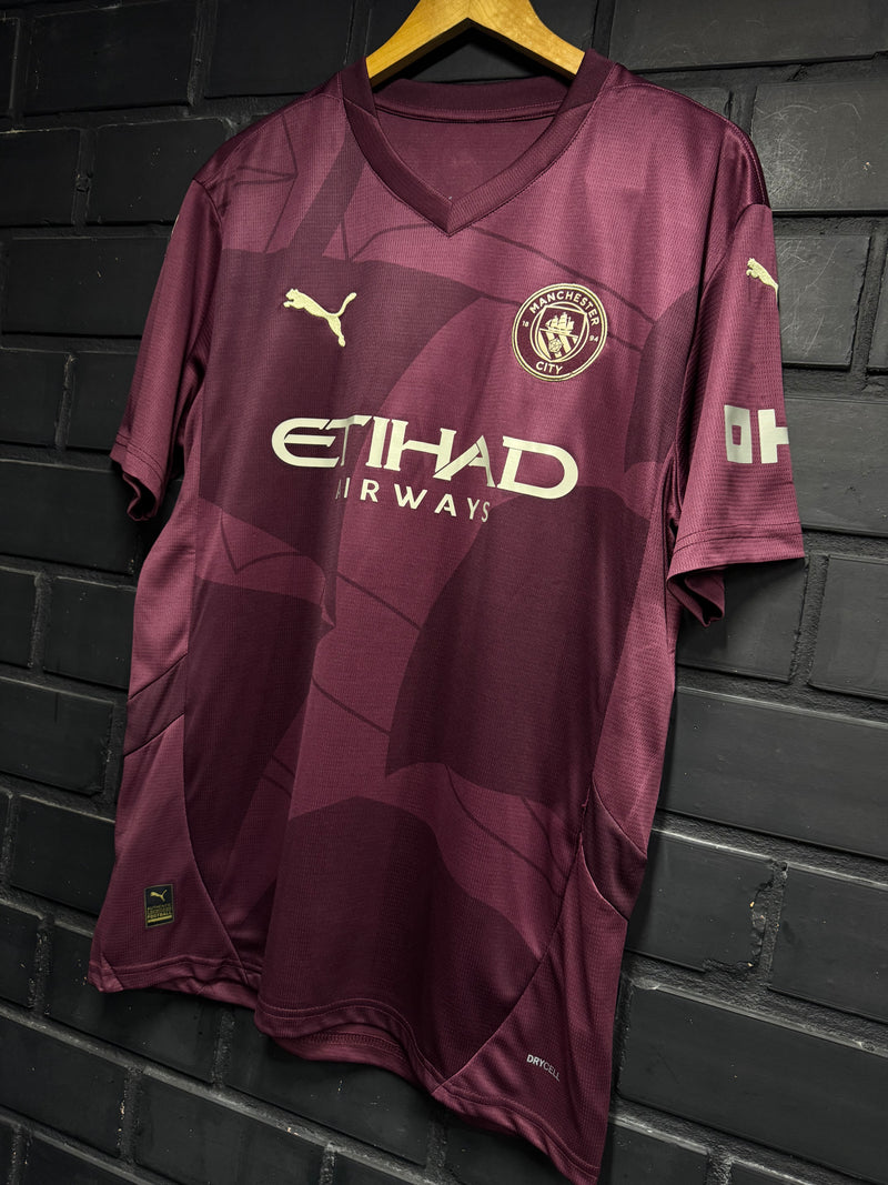 Camisa Manchester City Away Bordo 24/25