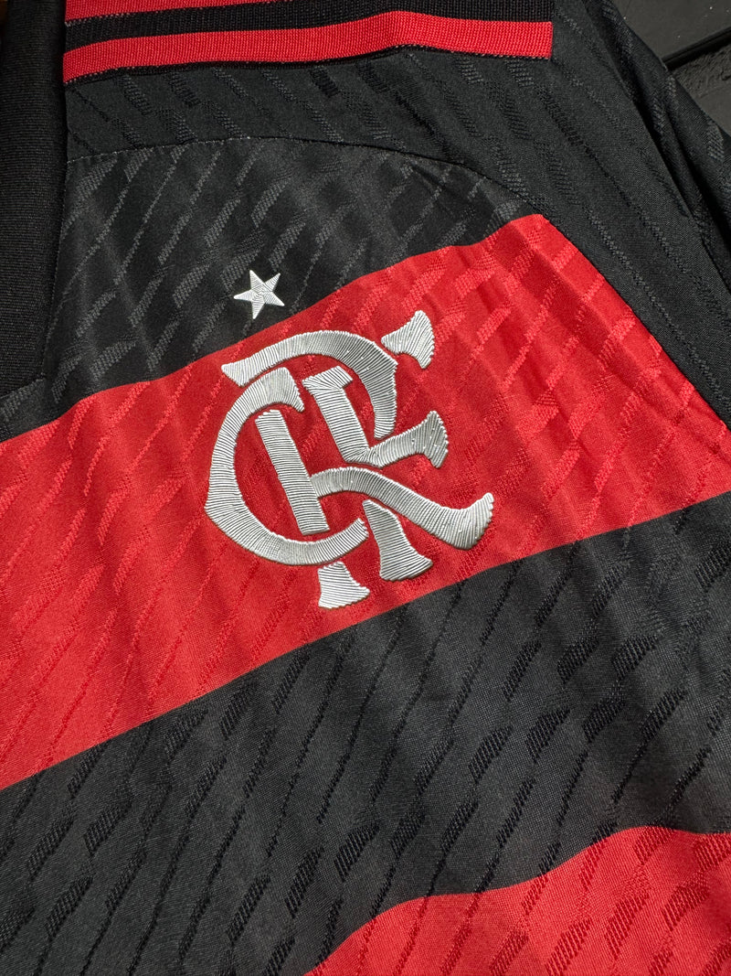 Camisa Flamengo Home Tradicional Vermelha Player 24/25