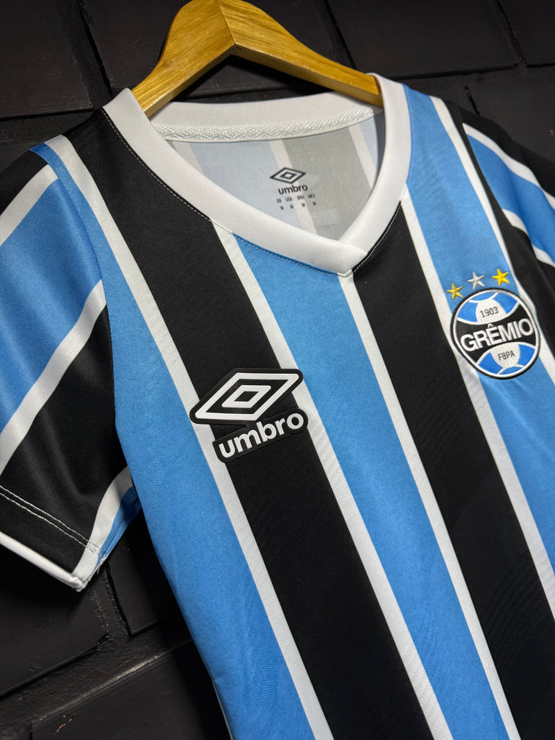 Camisa Grêmio Home Tricolor Feminina 24/25