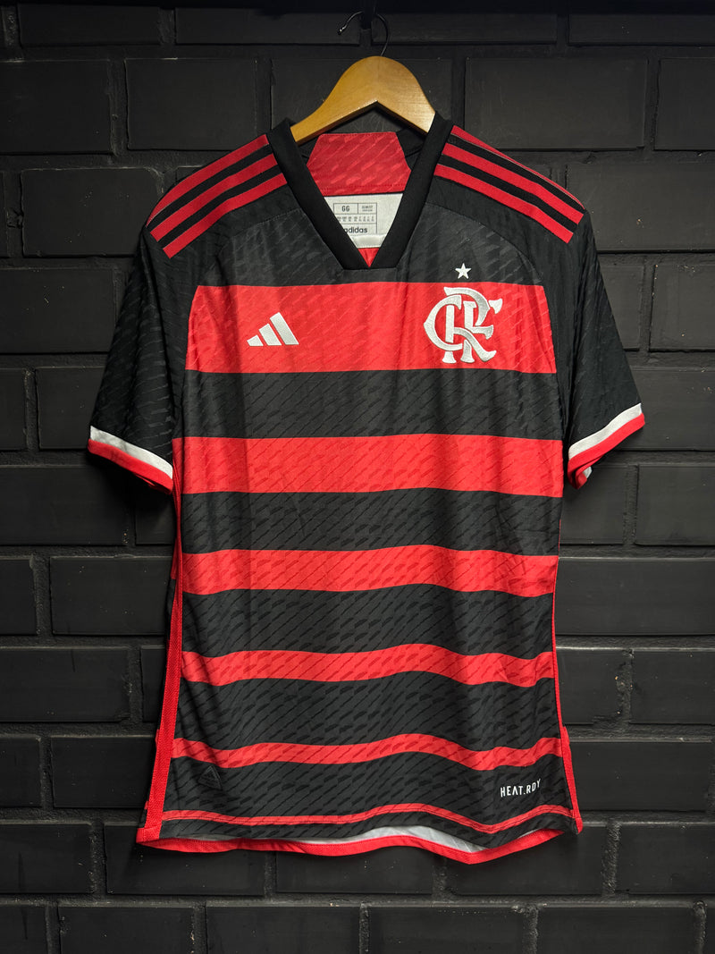 Camisa Flamengo Home Tradicional Vermelha Player 24/25