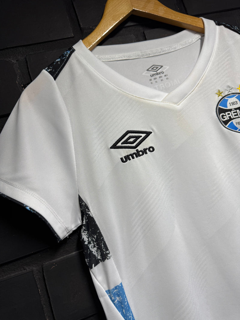 Camisa Grêmio Away Branca Feminina 24/25