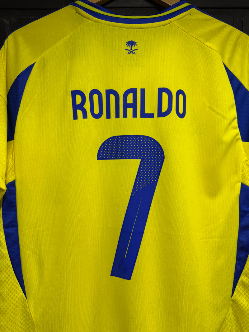 Camisa All Nasser Home Torcedor Personalizada CR7 24/25