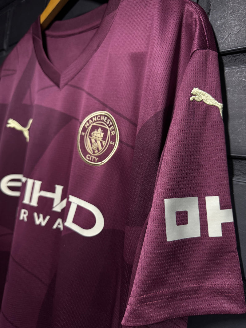 Camisa Manchester City Away Bordo 24/25