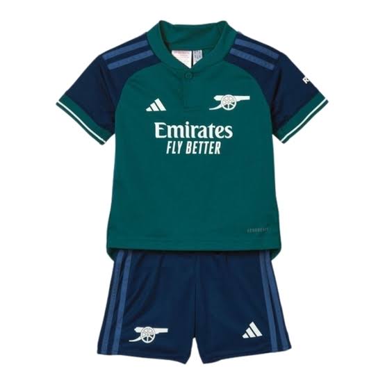 Kit Infantil 24/25 Arsenal verde 2023