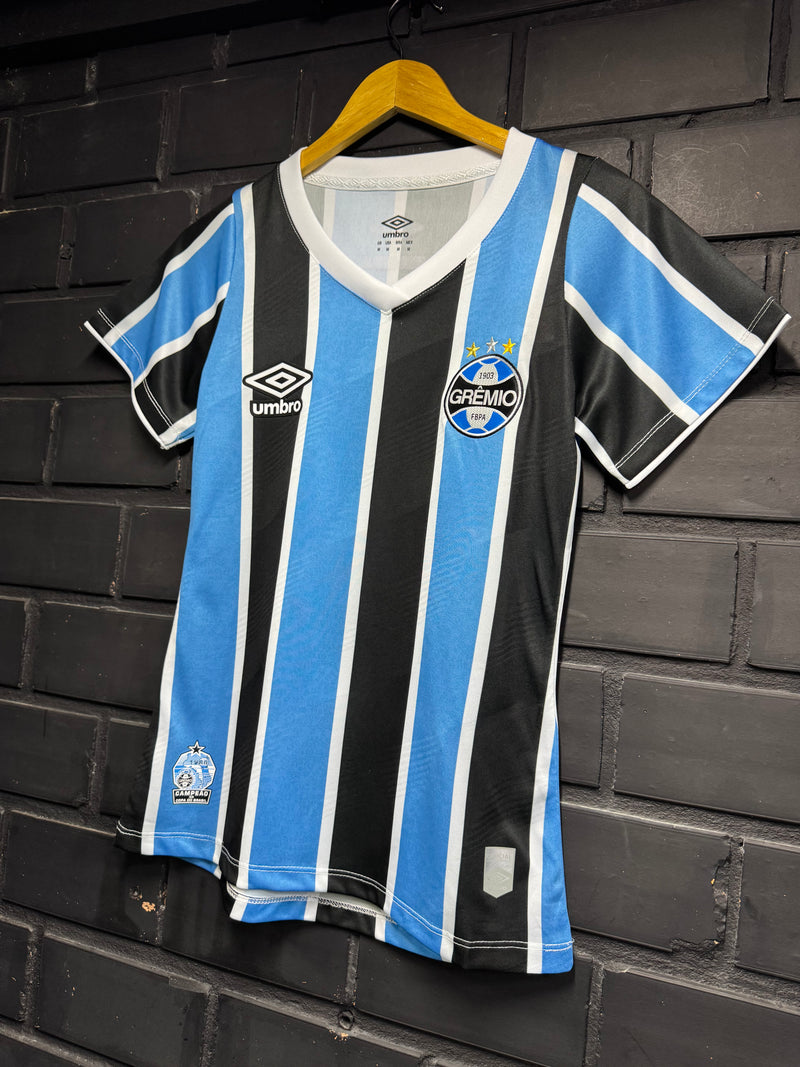 Camisa Grêmio Home Tricolor Feminina 24/25