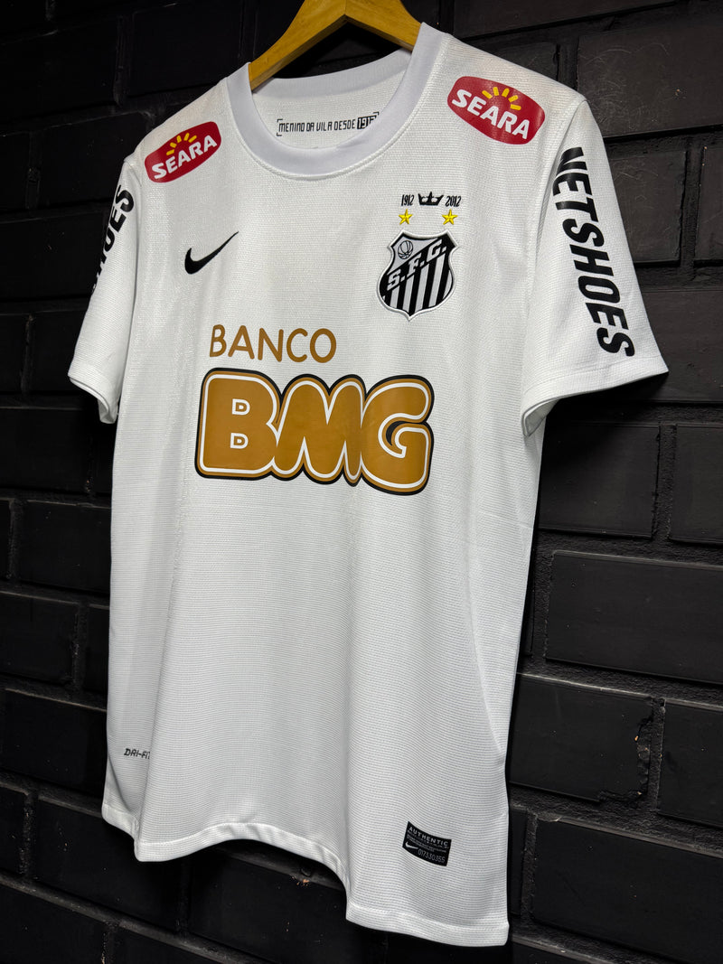 Camisa Santos Home Retrô 2012 Branca