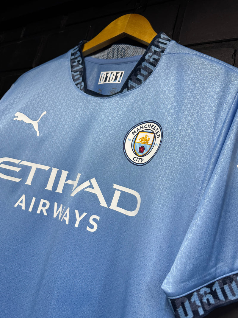 Camisa Manchester City Home Azul Player 24/25