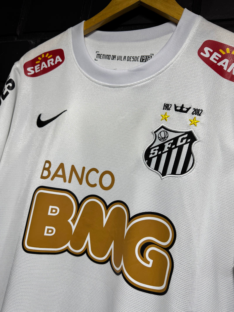 Camisa Santos Home Retrô 2012 Branca