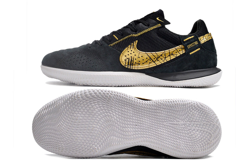 Tênis Futsal Nike StreetGato Preta/Dourada