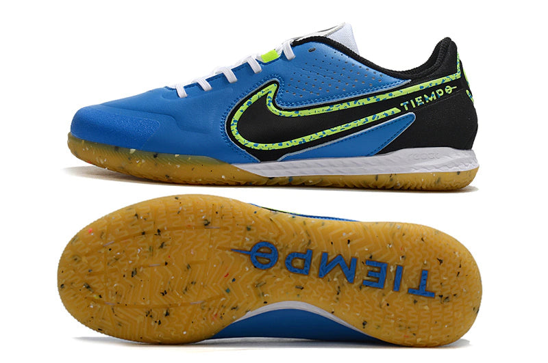 Tênis Futsal Nike Tiempo Azul/Verde