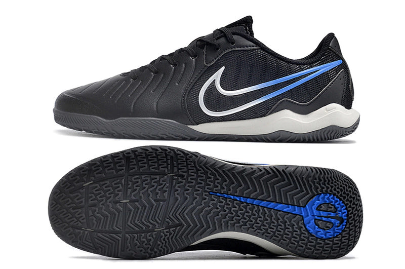 Tênis Futsal Nike Tiempo Preta/Azul